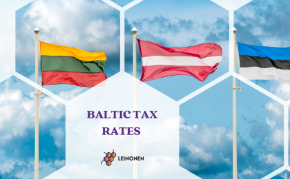 BALTIC TAX RATES - Leinonen
