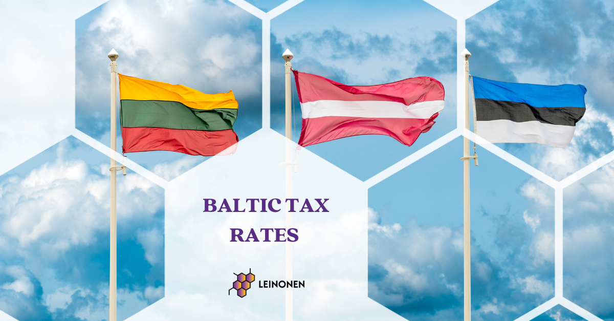 BALTIC TAX RATES - Leinonen