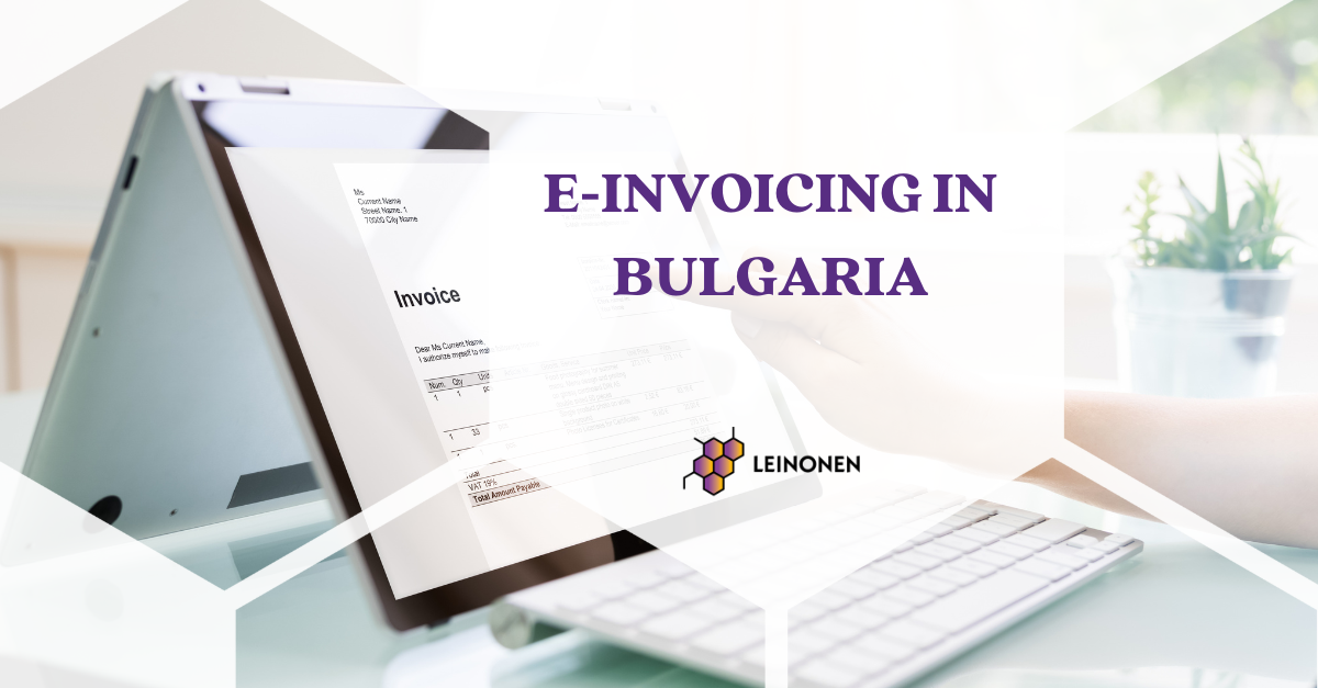 E-Invoicing in Bulgaria - Leinonen
