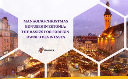 Managing Christmas Bonuses in Estonia: The Basics for Foreign-owned Businesses - Leinonen