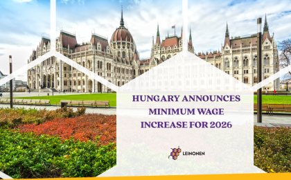 Hungary Announces Minimum Wage Increase for 2026 - Leinonen