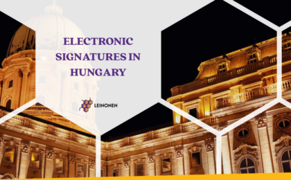 Electronic Signatures in Hungary - Leinonen