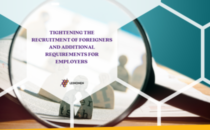 Tightening the recruitment of foreigners and additional requirements for employers - Leinonen