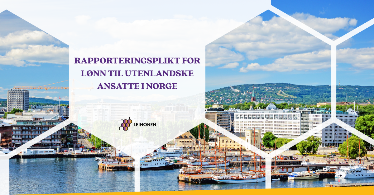 Rapporteringsplikt for lønn til utenlandske ansatte i Norge - Leinonen