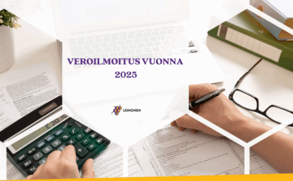 Veroilmoitus vuonna 2025 - Leinonen