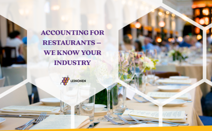 Accounting for Restaurants – We Know Your Industry - Leinonen
