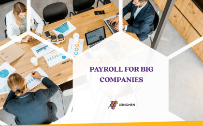 Payroll for big companies - Leinonen
