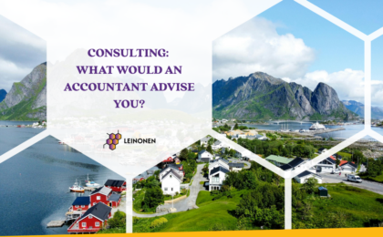 Consulting: What would an accountant advise you? - Leinonen Norway
