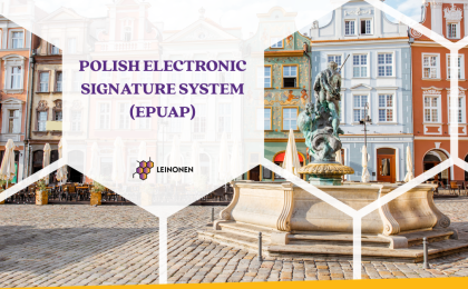 Polish electronic signature system (ePUAP) - Leinonen