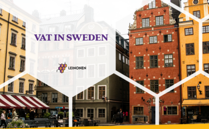 VAT in Sweden - Leinonen Sweden